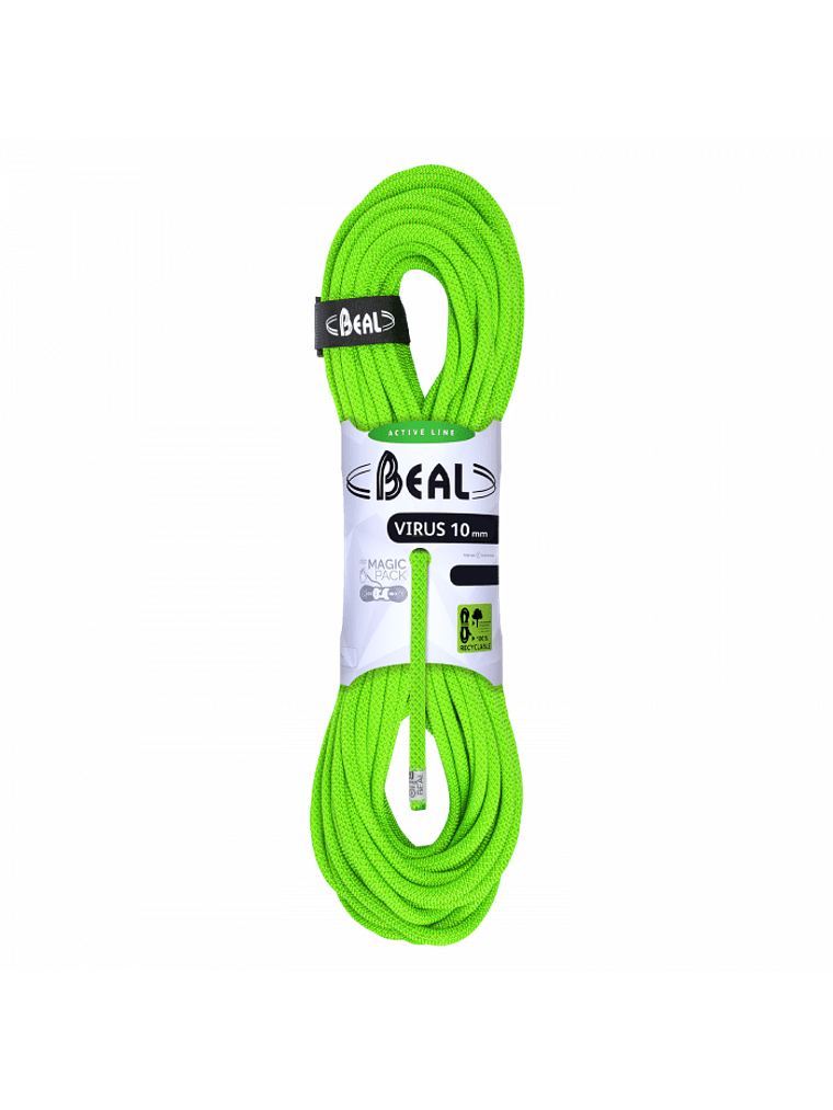 Cuerda Dinamica VIRUS 10 mm x 80 mt Solid Green – Beal 1