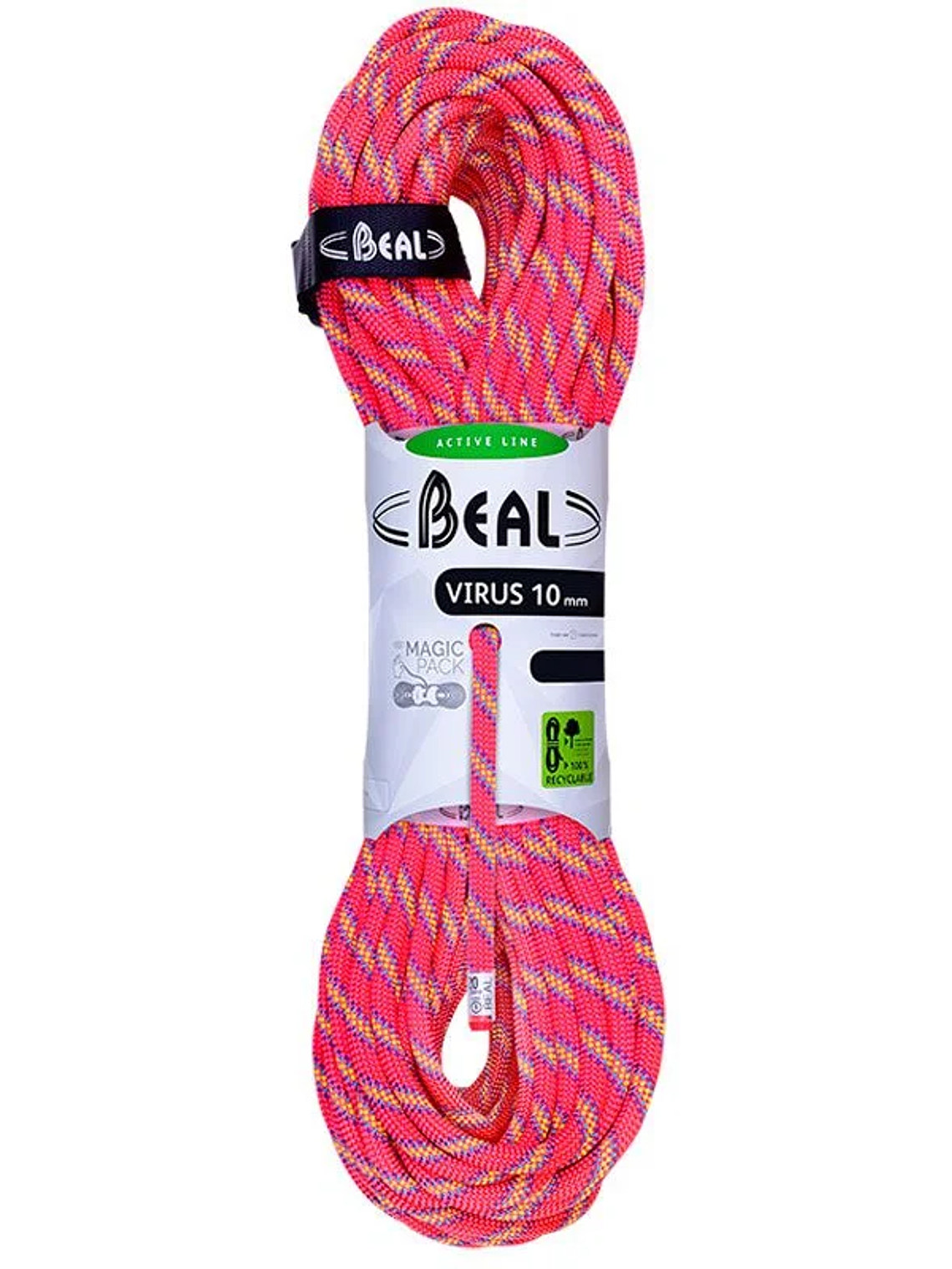 Cuerda Dinámica VIRUS 10 mm x 60 mts. Pink – Beal 1