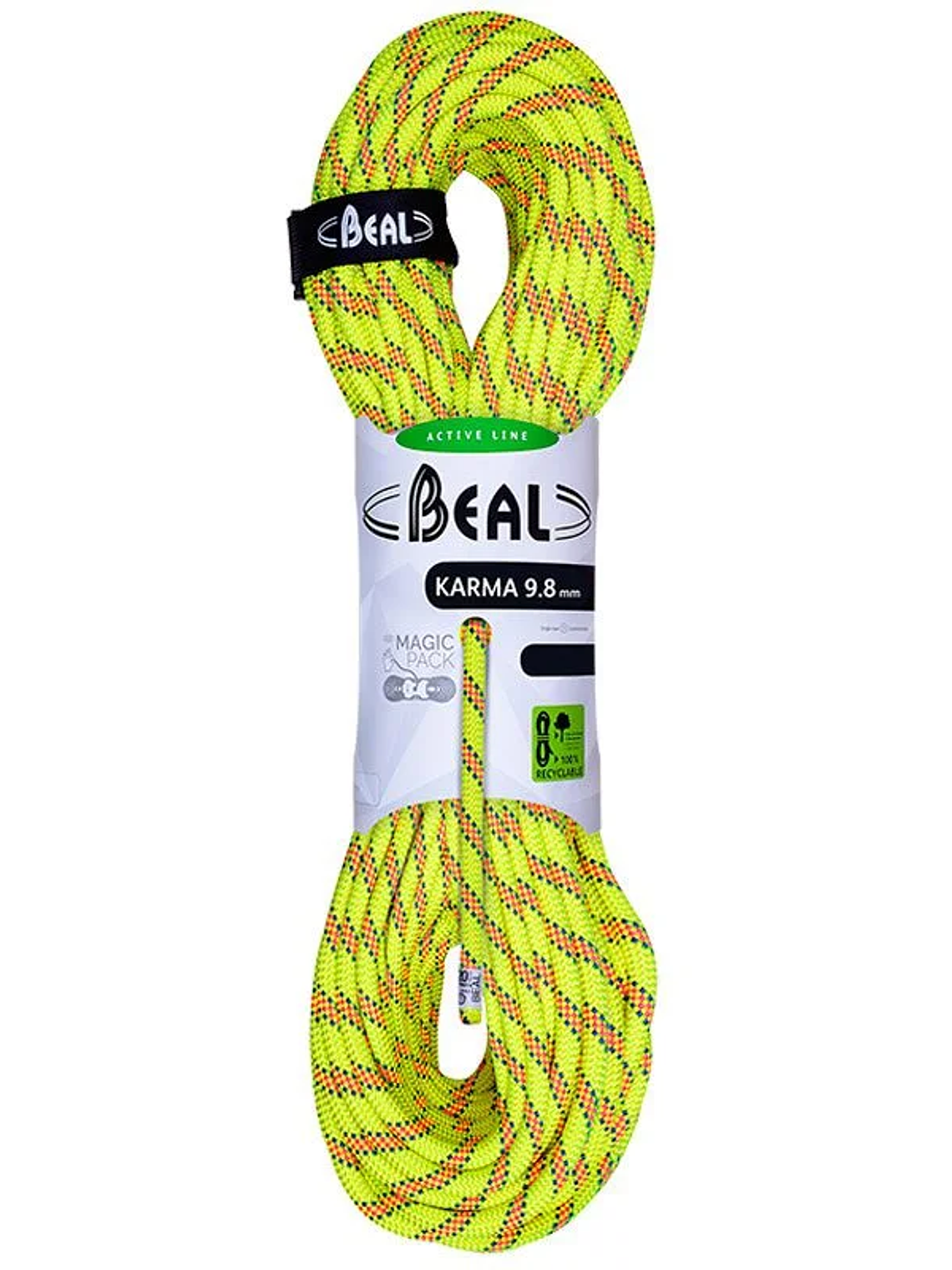 Cuerda Dinámica KARMA 9.8 mm x 80 mts Yellow Beal 1