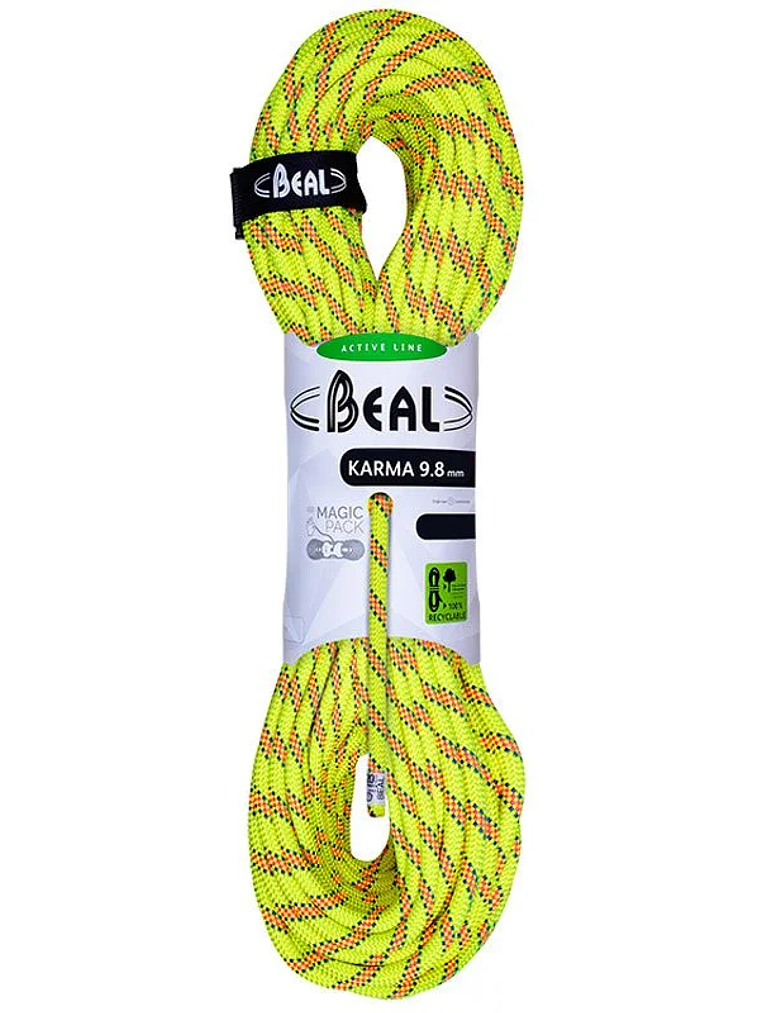 Cuerda Dinámica KARMA 9.8 mm x 80 mts Yellow Beal 1