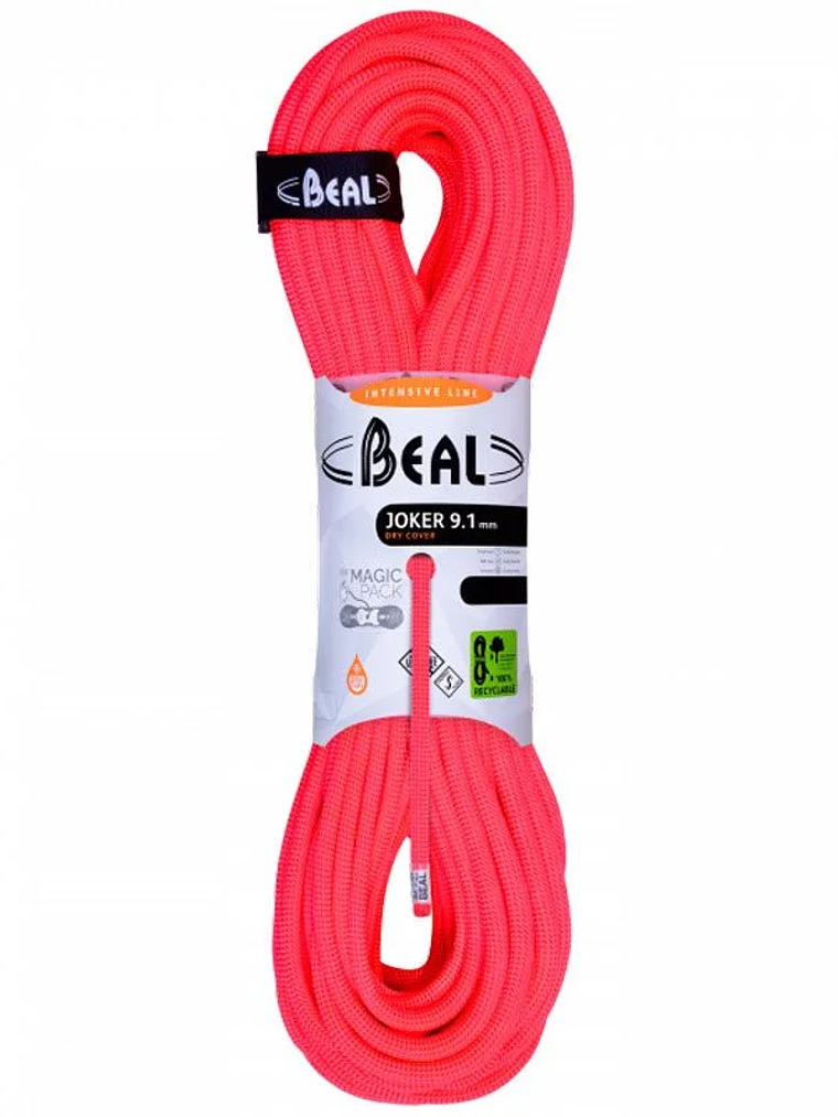 Cuerda Dinámica JOKER 9.1 mm X 60 mts Orange Beal 1