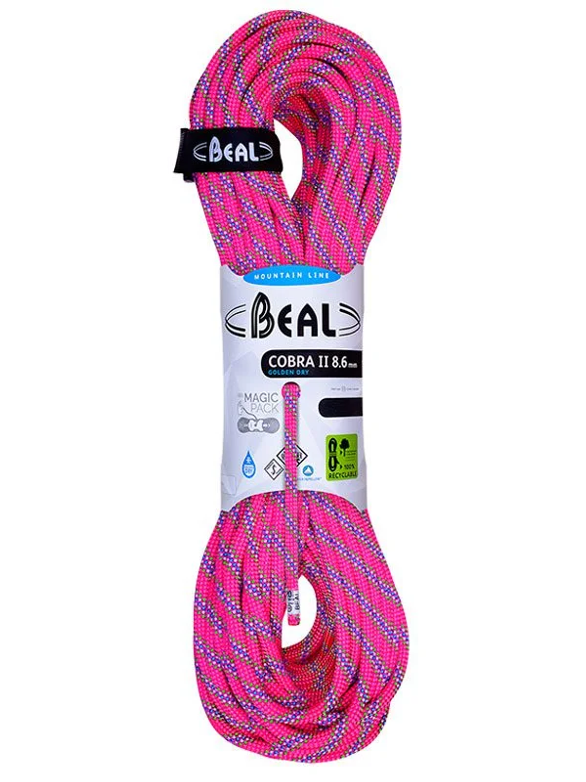 Cuerda Dinámica COBRA II 8.6 mm x 60 mts Fucsia Beal 1