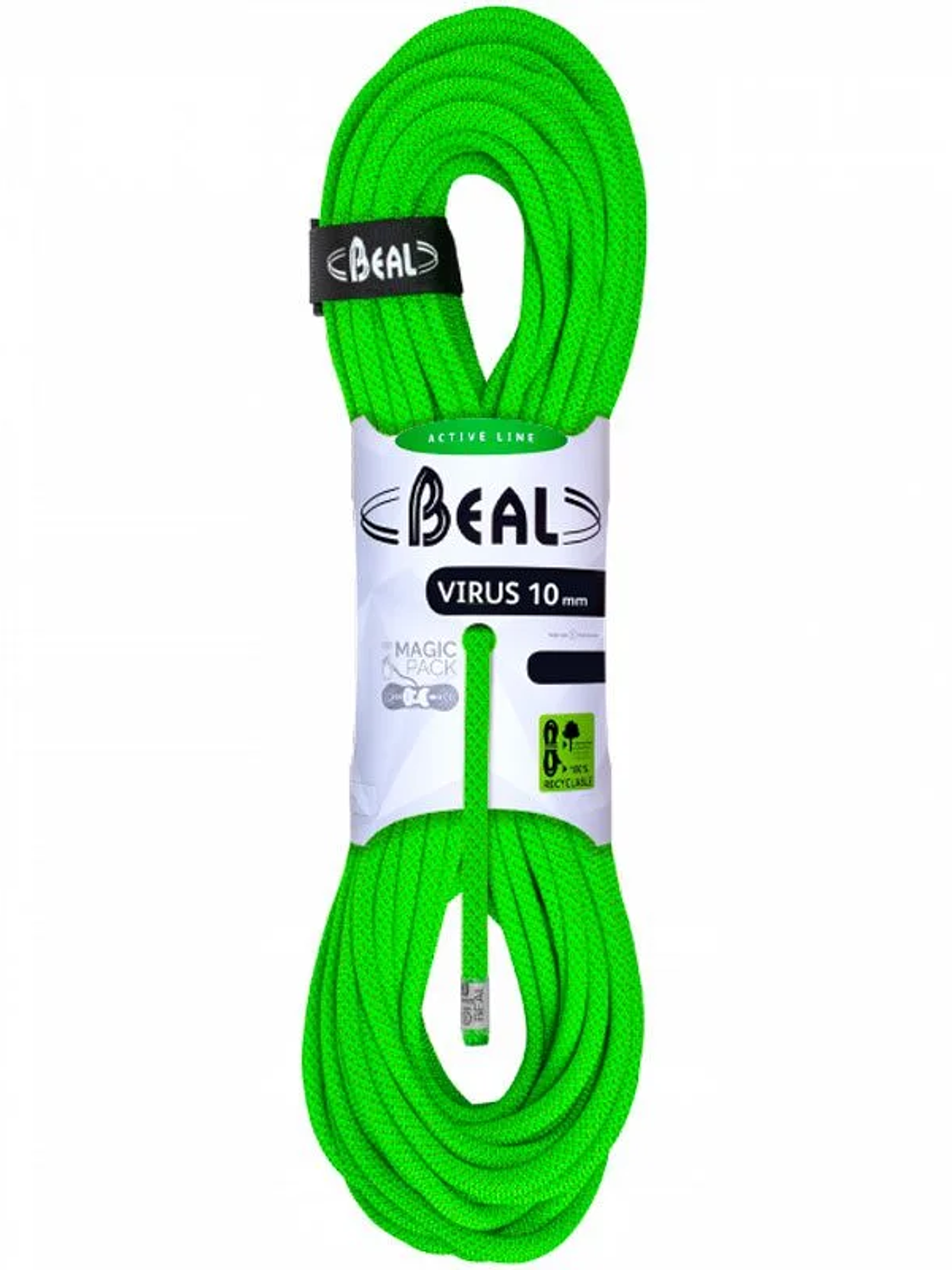 Cuerda Dinámica VIRUS 10 mm x 70 mts. Solid-Green  1