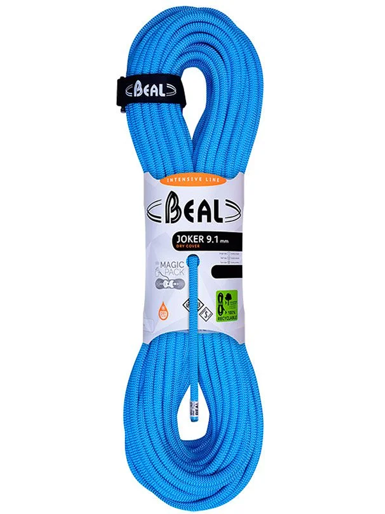 Cuerda Dinámica JOKER 9.1 mm x 70 mts. Solid Blue 1