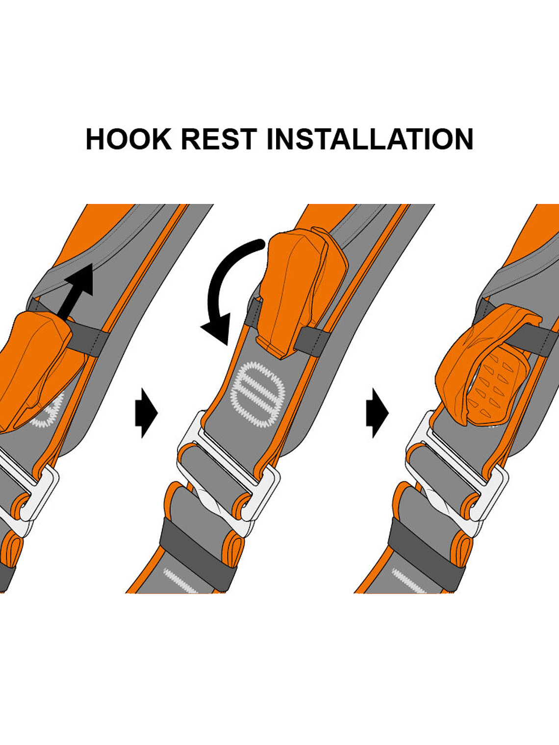  Soporte Hook Rest para arneses industriales Climbing Technology 4
