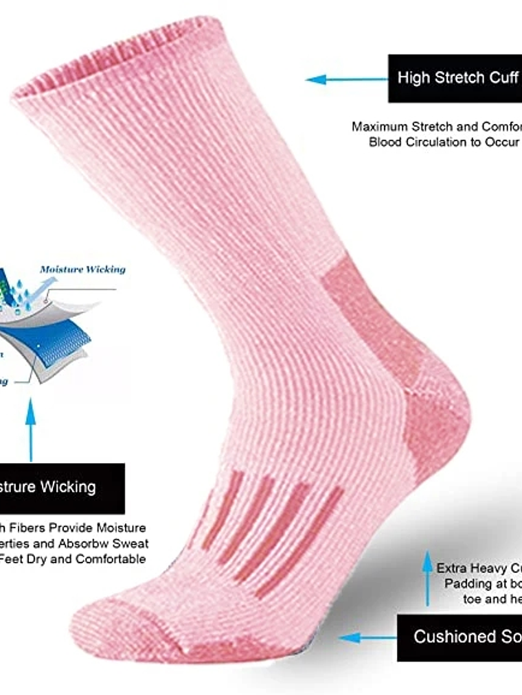 Par Calcetines 80% Lana Merino Mujer 2