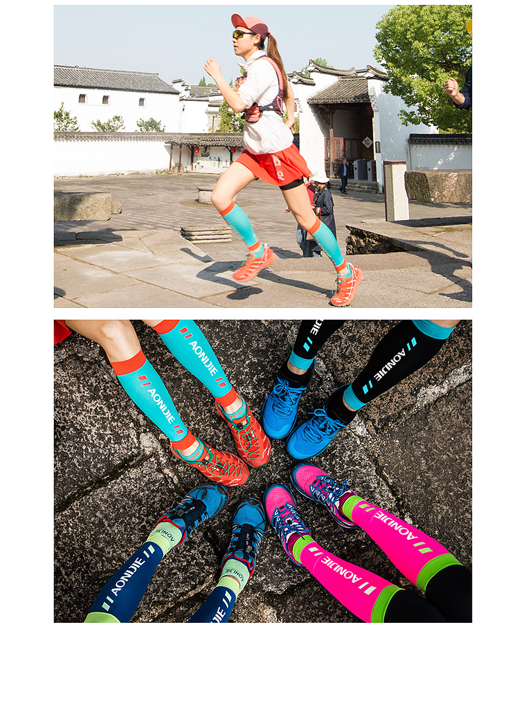 Gemeleras de Compresión Aonijie Pro Black 3