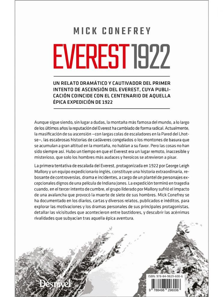 Libro Everest 1922 Los Pioneros 2