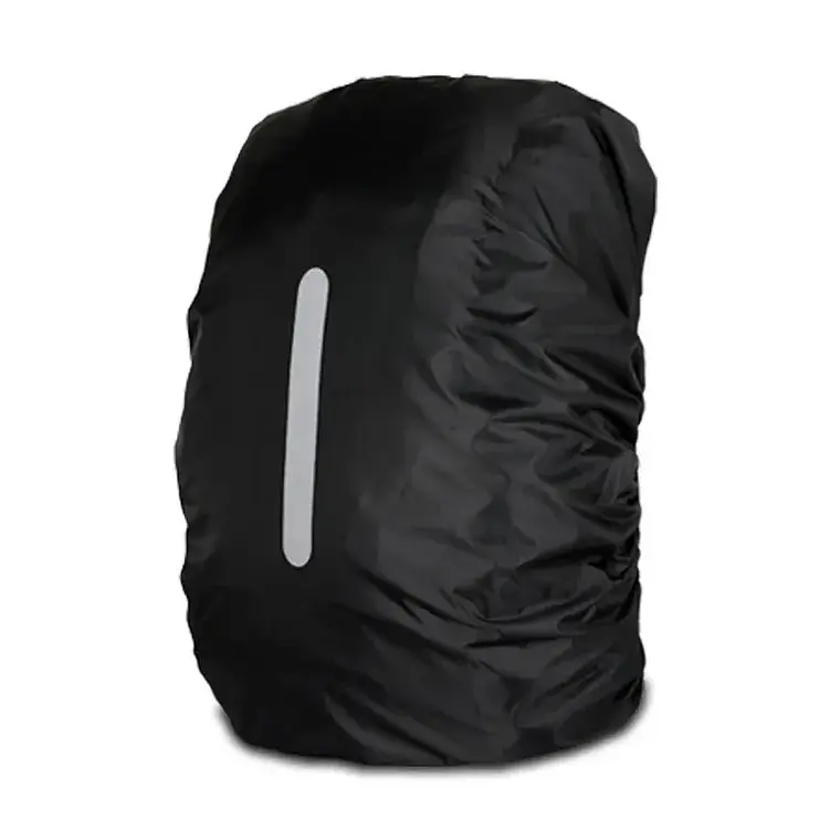 Cubre Mochila Black Reflectante 1