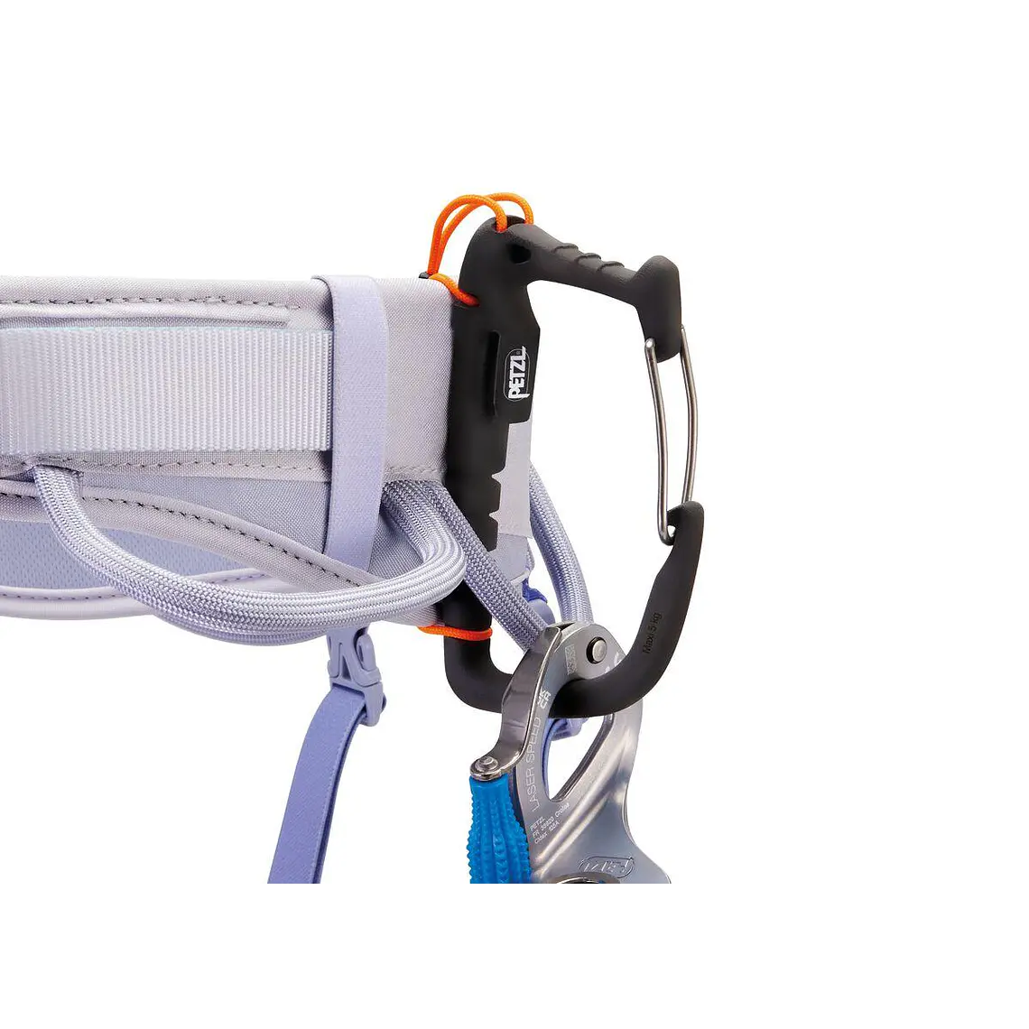Arnés Petzl Corax LT Women Lila – Comodidad, ajuste femenino y versatilidad 3