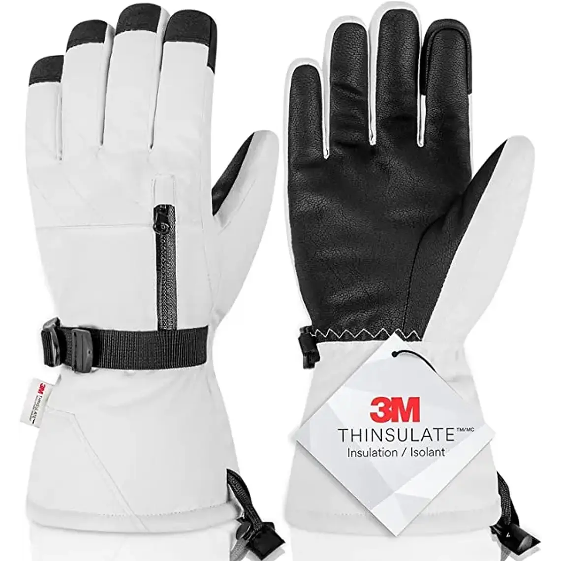 Guantes Esquí 3M White T M 1
