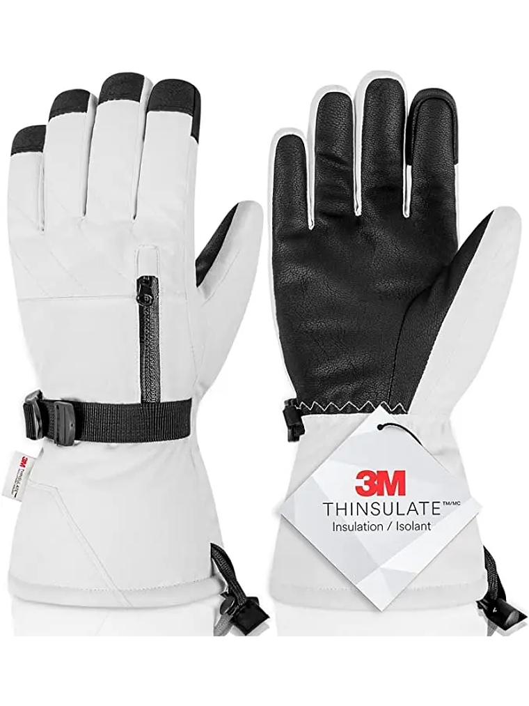 Guantes Esquí 3M White T M 1