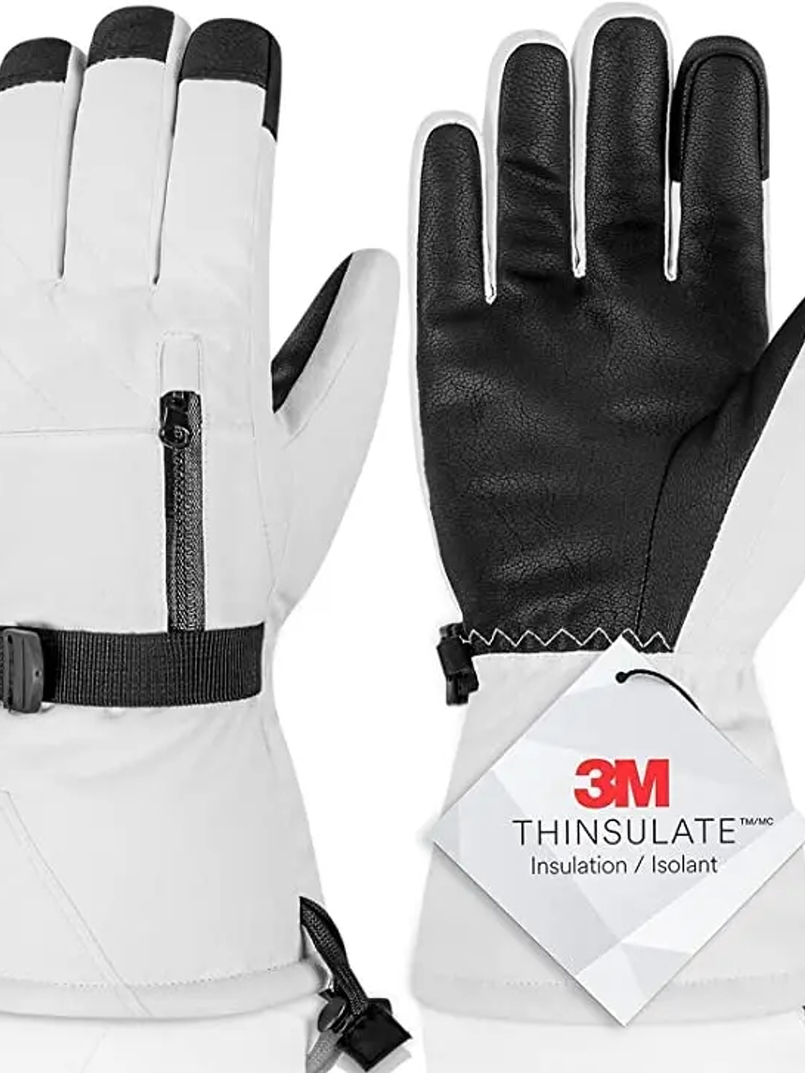 Guantes Esquí 3M White T M 1