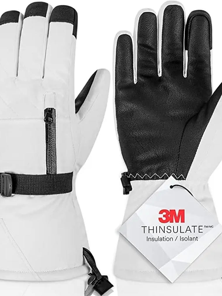 Guantes Esquí 3M White T M 1