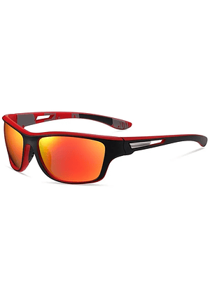 Lentes de Sol Polarizadas Black/Red