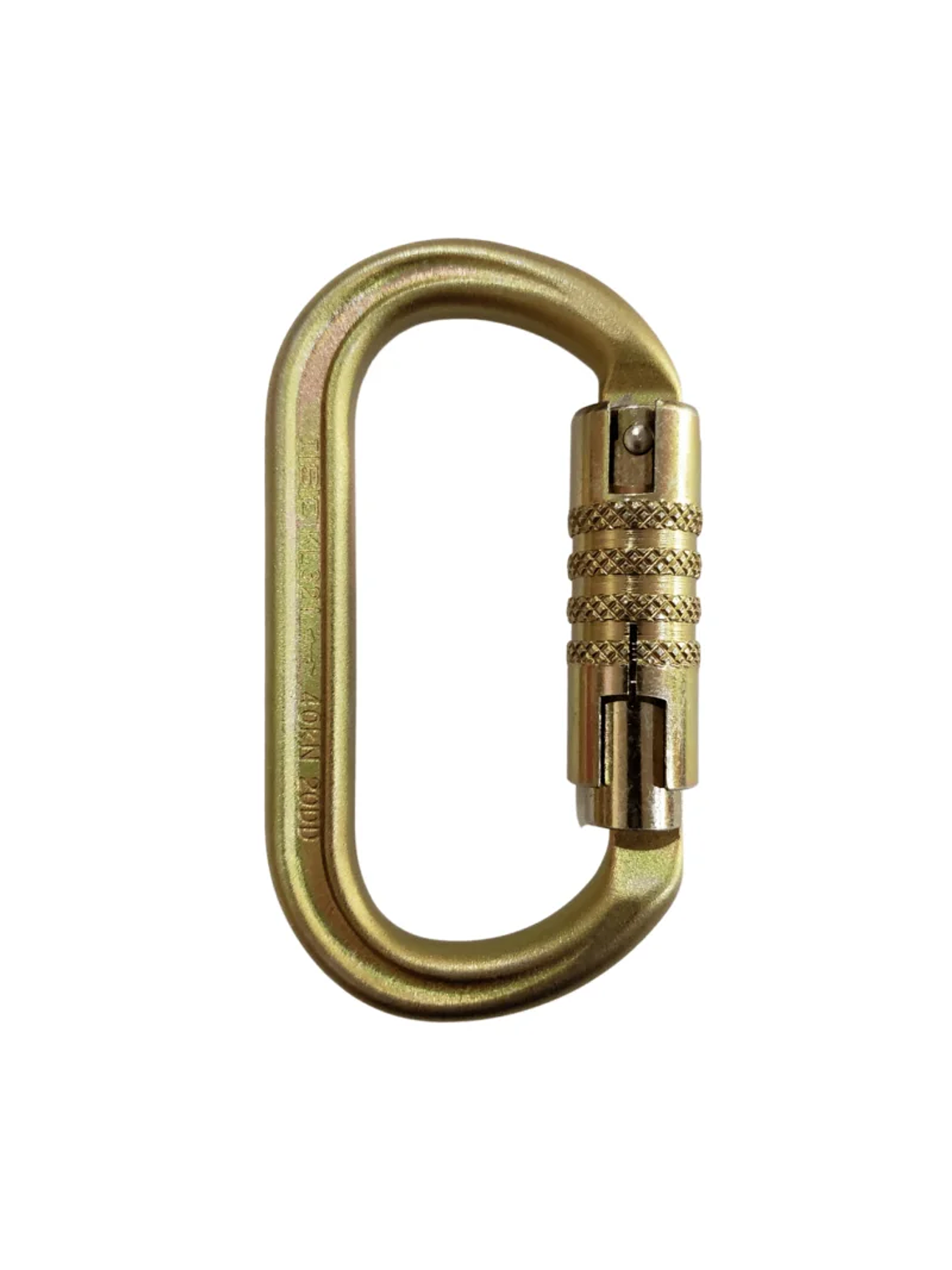  Mosquetón Acero Oval 3 Tiempos 40kN – ISC 1