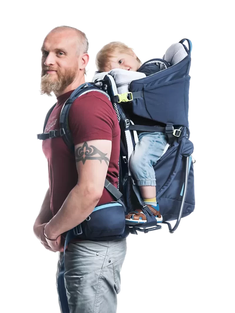 Mochila Porta Bebé Kid Comfort Midnight New 4