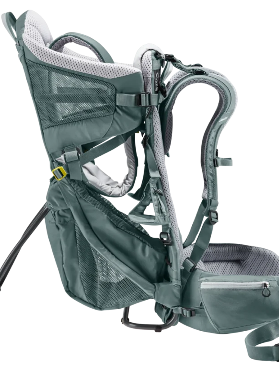 Mochila Porta Bebé Kid Comfort Active Teal + Techo  4