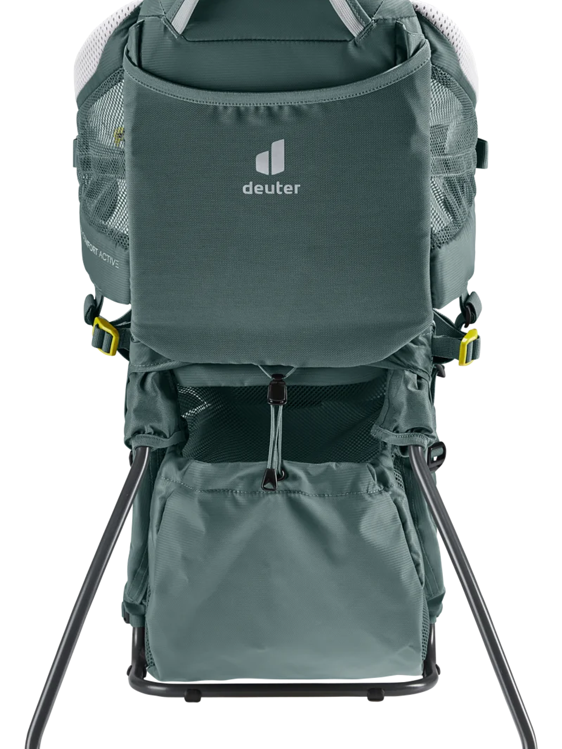 Mochila Porta Bebé Kid Comfort Active Teal + Techo  5