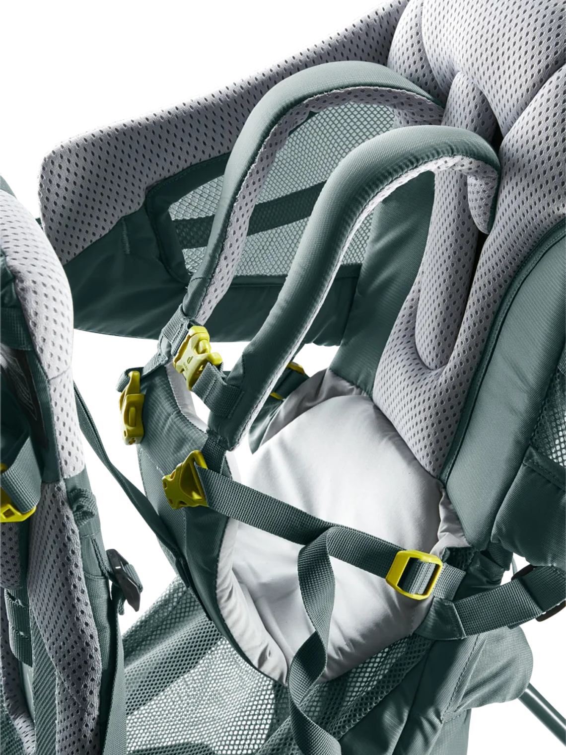 Mochila Porta Bebé Kid Comfort Active Teal + Techo  6