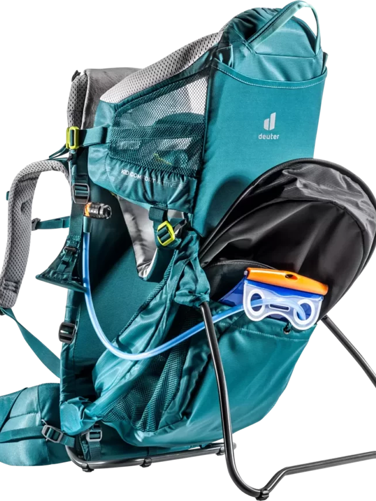 Mochila Porta Bebé Kid Comfort Active SL Demin + Techo 4