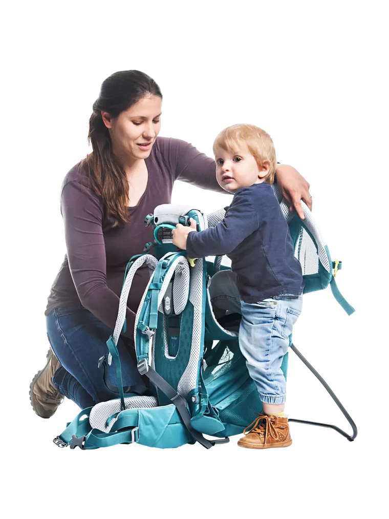 Mochila Porta Bebé Kid Comfort Active SL Demin + Techo 8