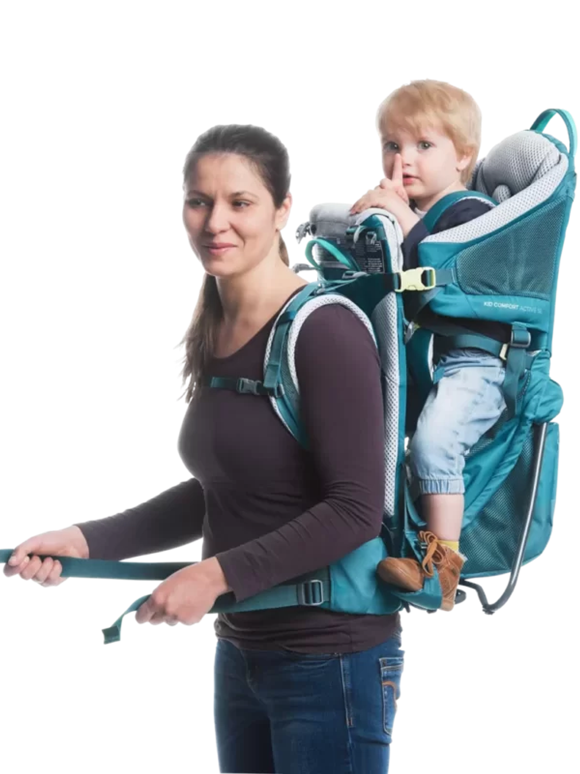 Mochila Porta Bebé Kid Comfort Active SL Demin + Techo 10