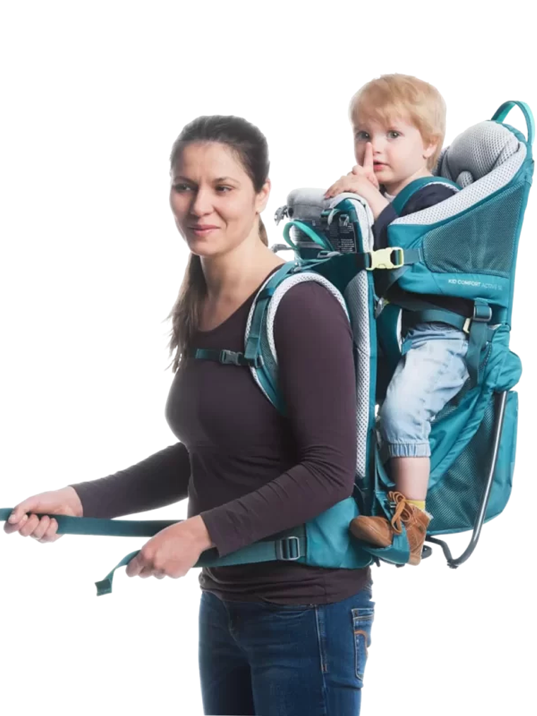 Mochila Porta Bebé Kid Comfort Active SL Demin + Techo 10