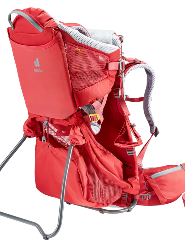 Mochila Porta Bebé Kid Comfort Active SL Currant + Techo 2