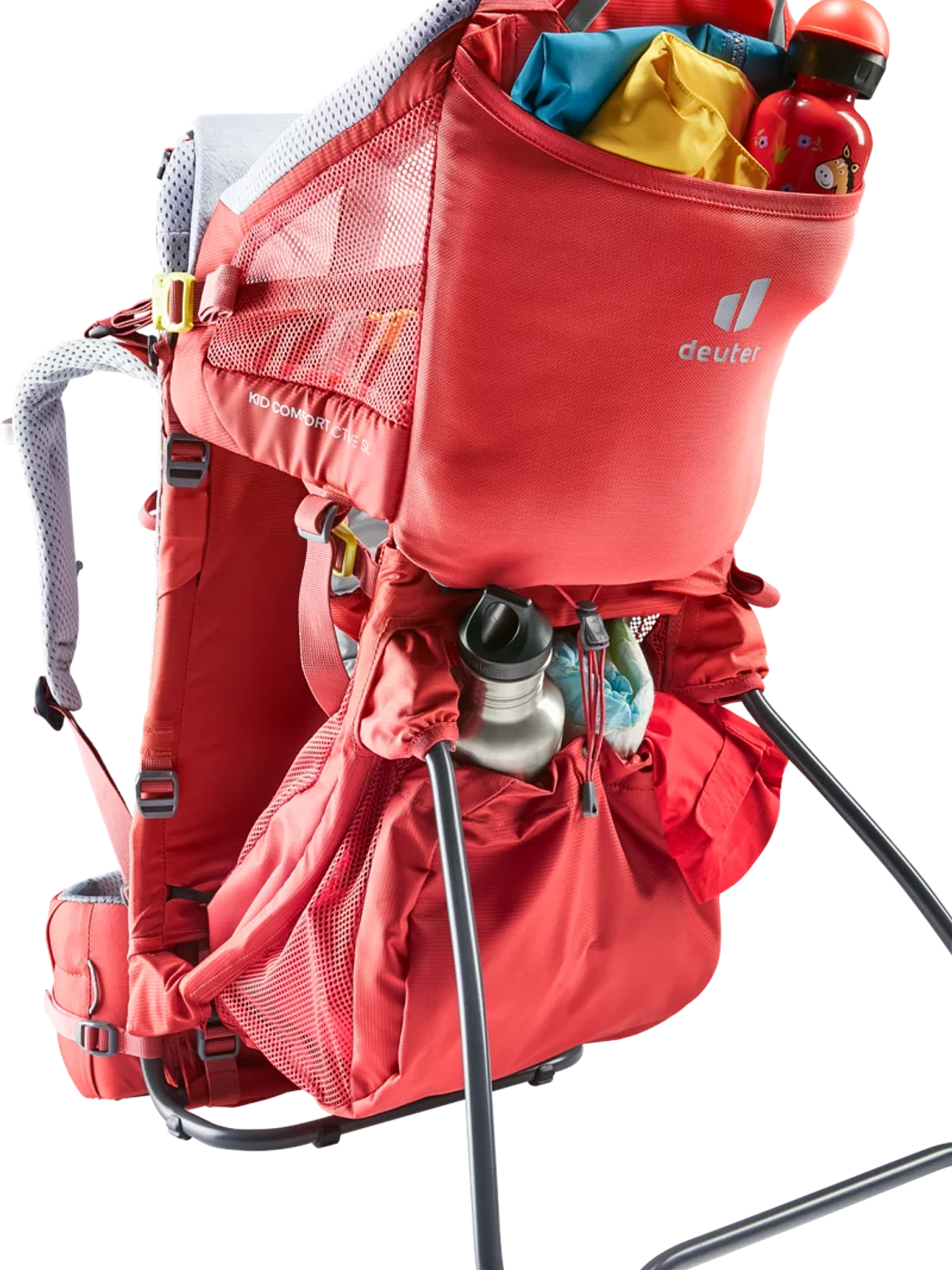 Mochila Porta Bebé Kid Comfort Active SL Currant + Techo 10