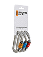 Set 3 Mosquetones Colt Segura Rosca Singin Rock - thumbnail 1
