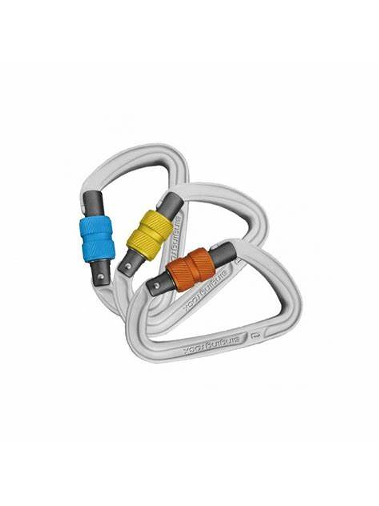 Set 3 Mosquetones Colt Segura Rosca Singin Rock 2