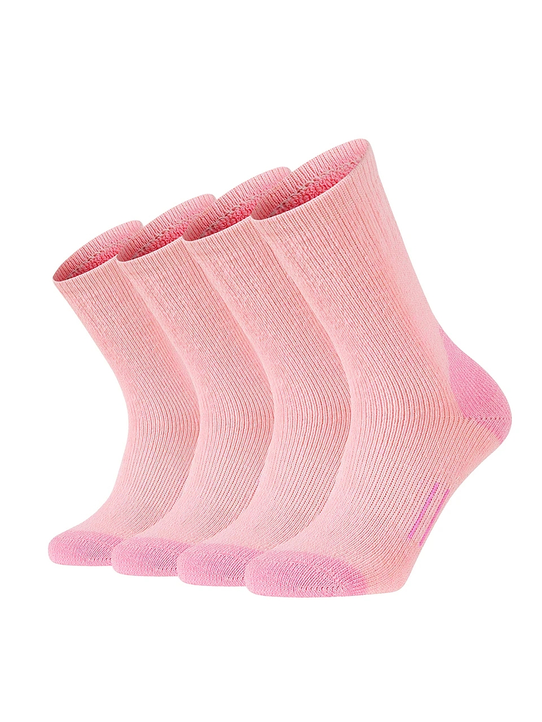 Pack 4 Calcetines 70% Lana Merino Pink 1