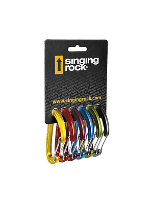 Six Pack Mosquetones Vision Straight Singin Rock