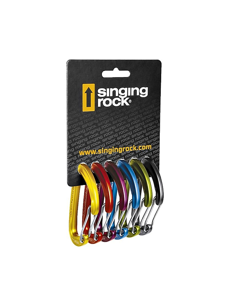 Six Pack Mosquetones Vision Straight Singin Rock 1