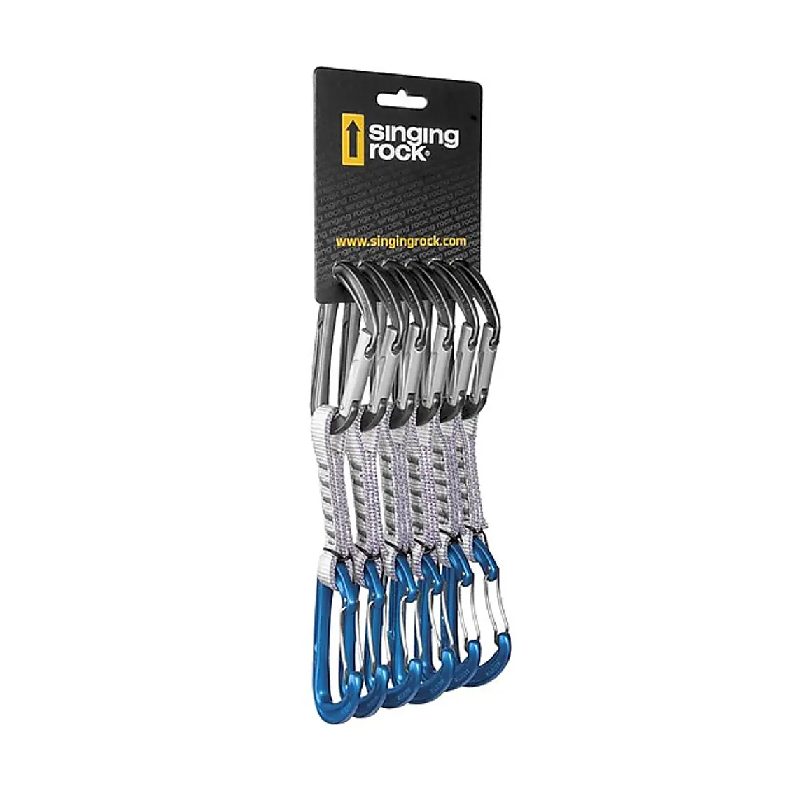 Six Pack Cintas Express  Aluminio 16 cm Wire Singin Rock 1