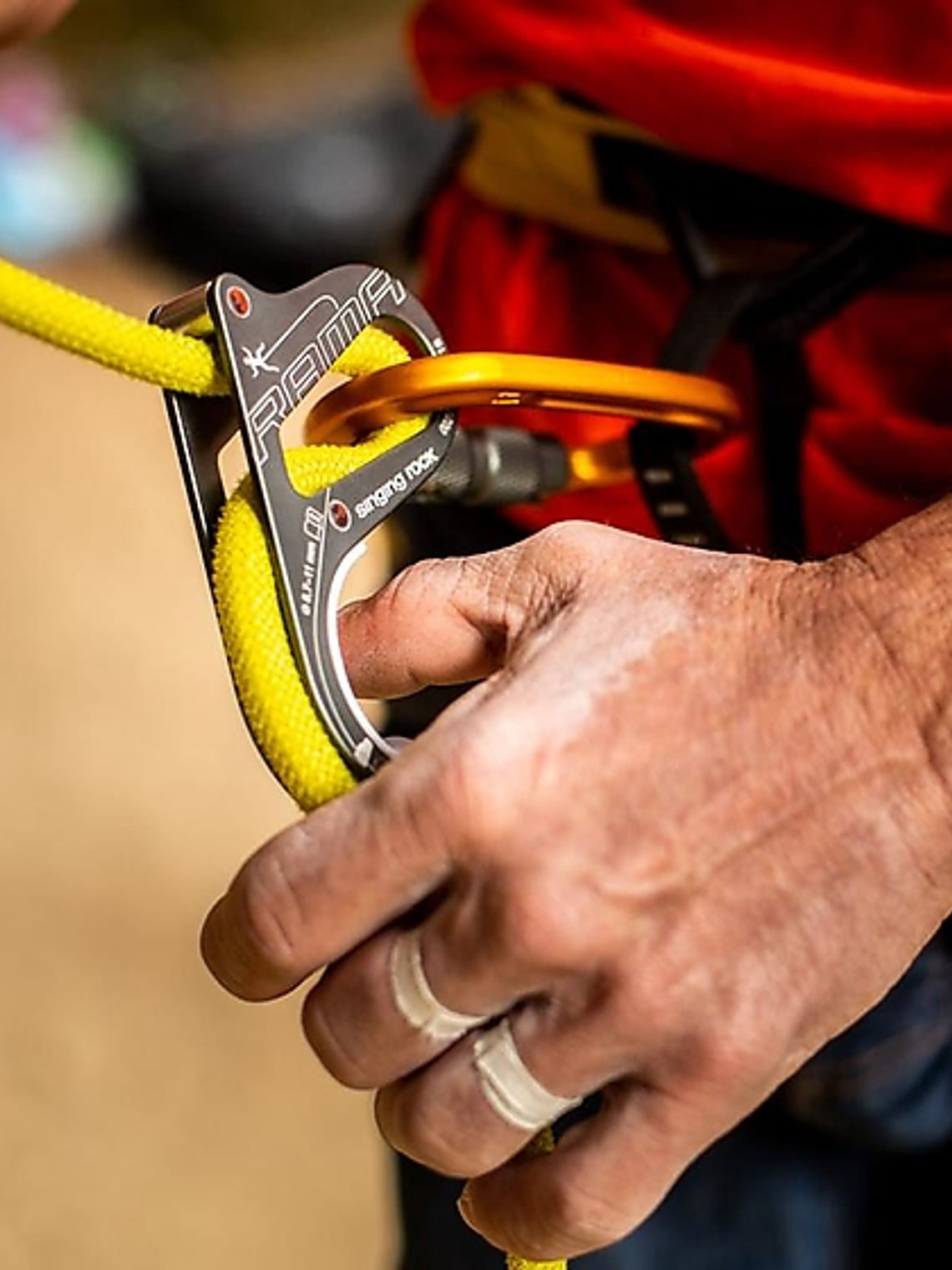 Asegurador Rama Naranjo Singing Rock 6