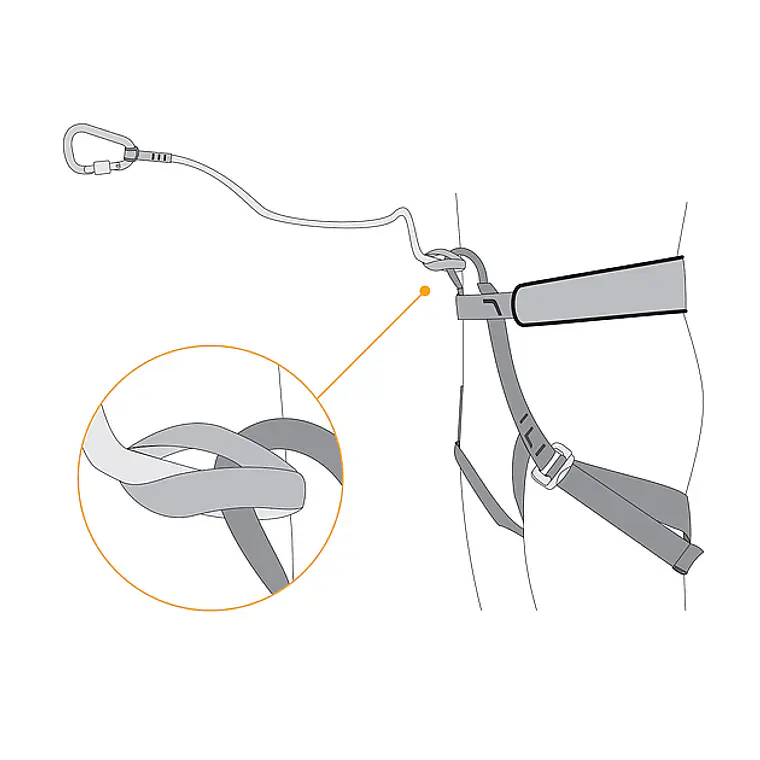 Sujetador Piolet  Bungee Single Singing Rock 4