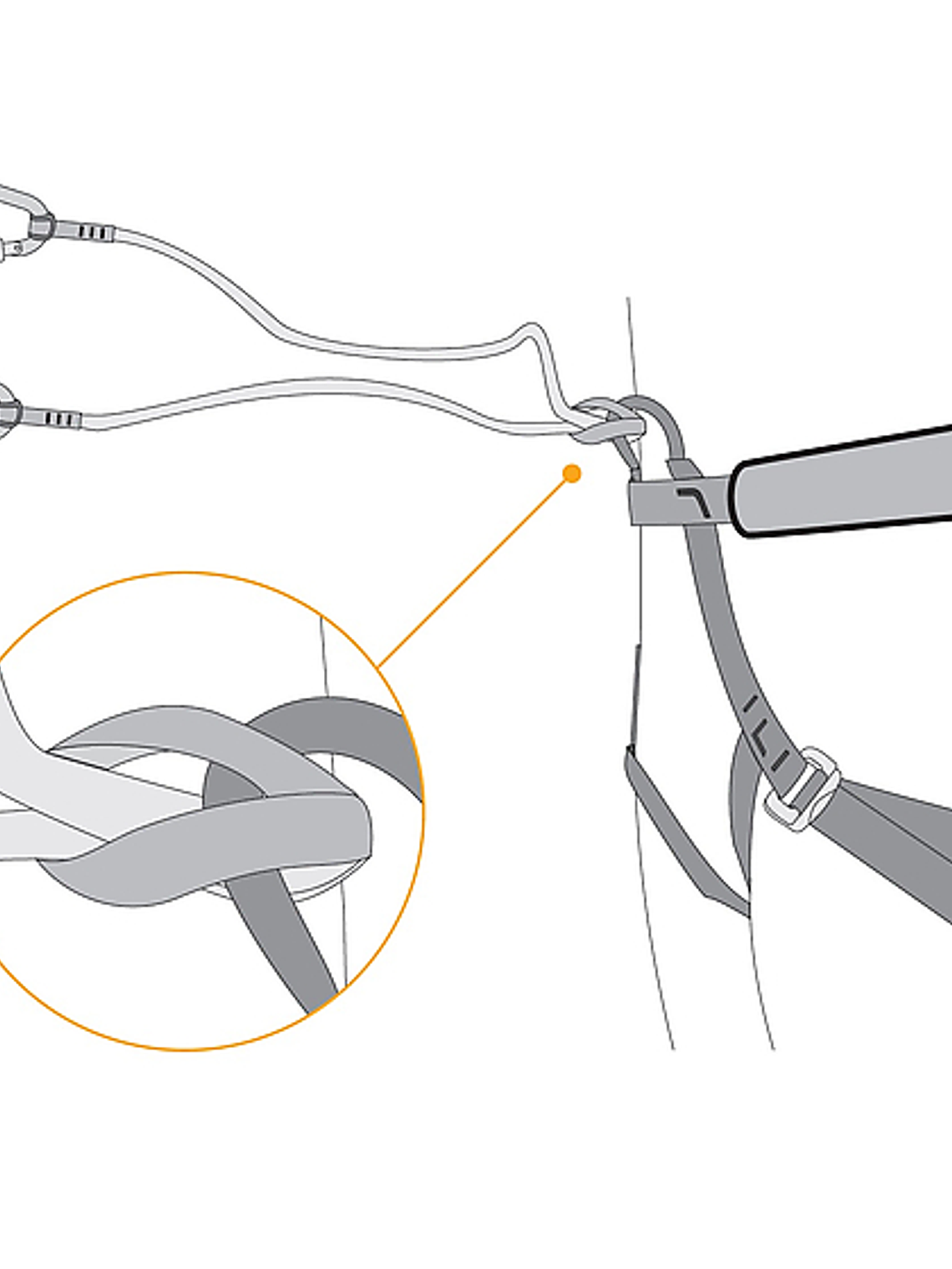 Asegurador Piolet Bungee Y Doble Singing Rock 4