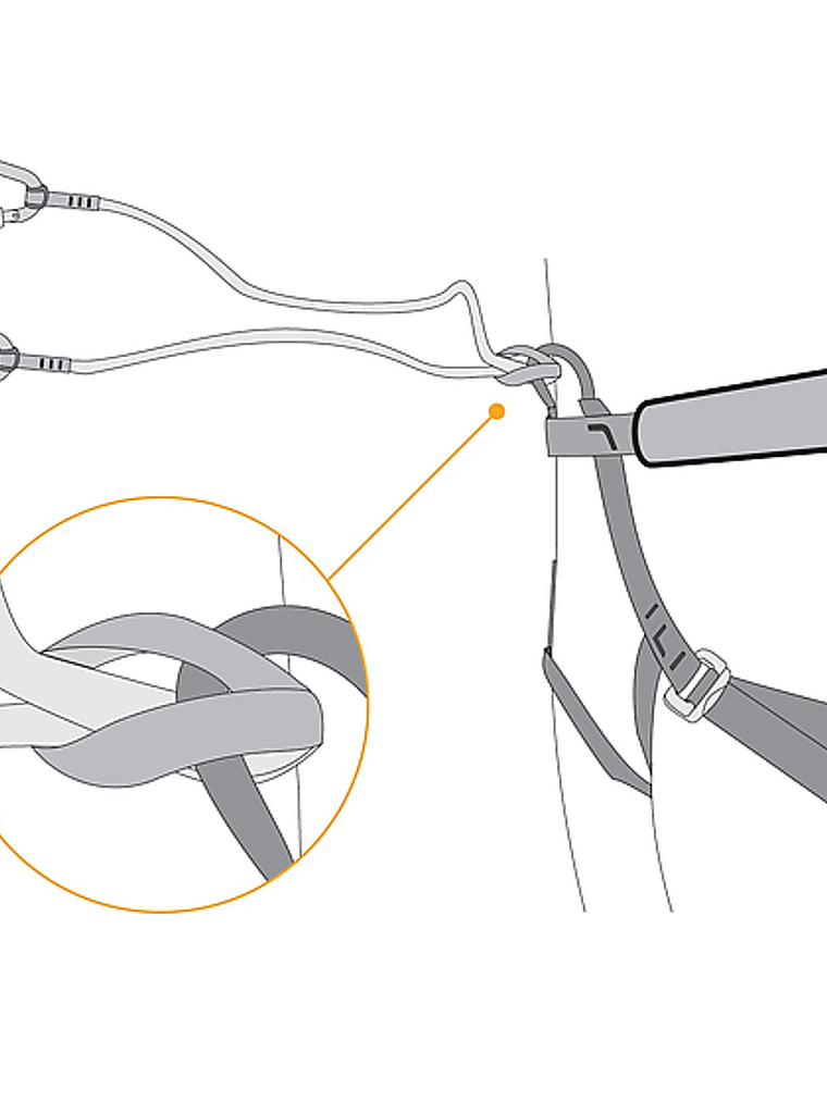 Asegurador Piolet Bungee Y Doble Singing Rock 4