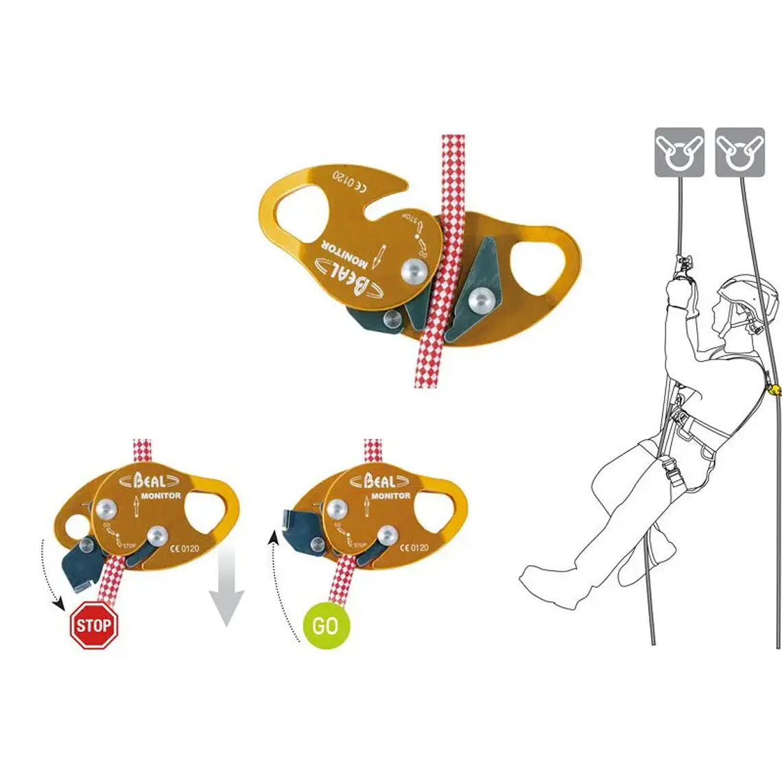 Deslizador Anticaída Monitor Beal 3