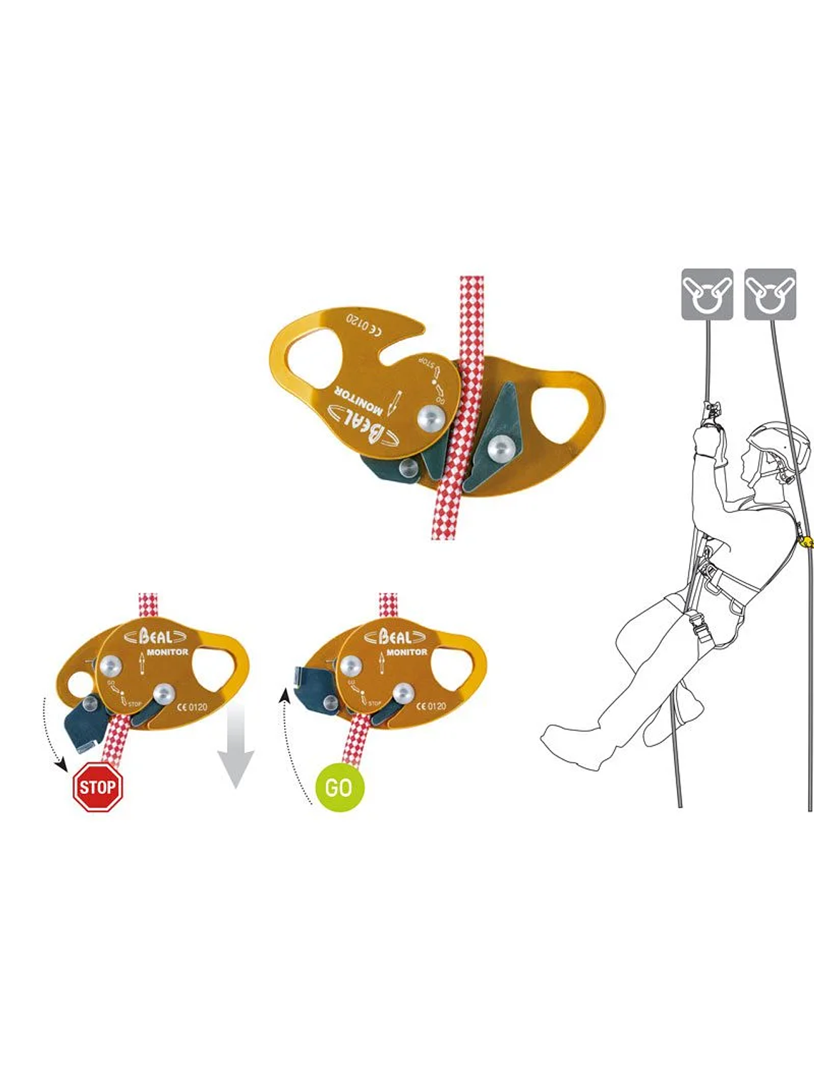 Deslizador Anticaída Monitor Beal 3