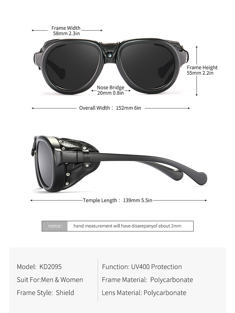 Gafas Classic Pilot Shield 4