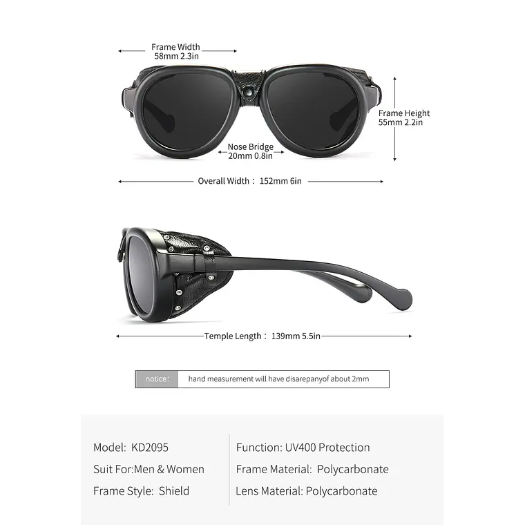 Gafas Classic Pilot Shield 4