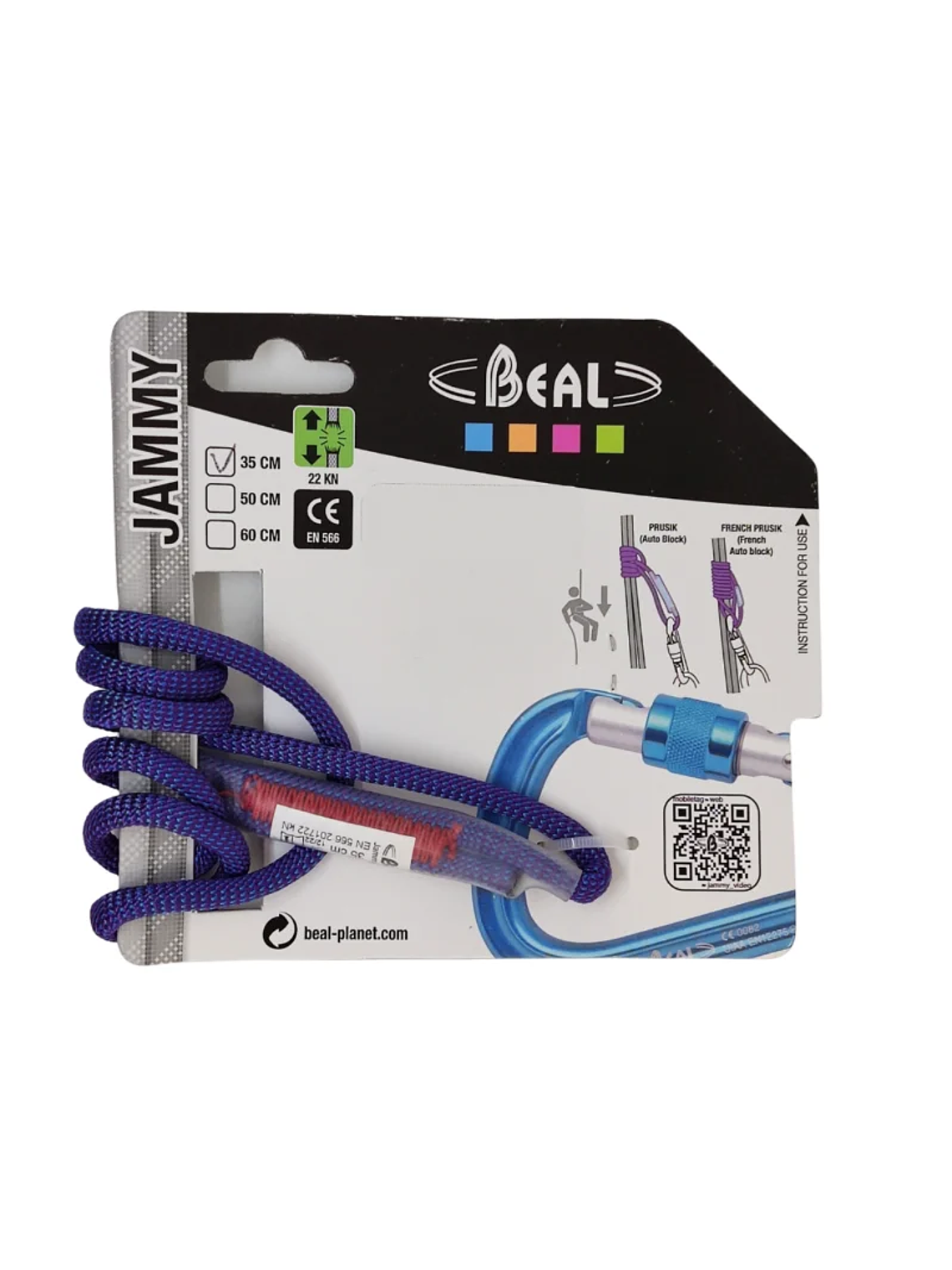 Anilla de Anclaje Cordino Jammy 5,5mm x 35cms 22kN 1