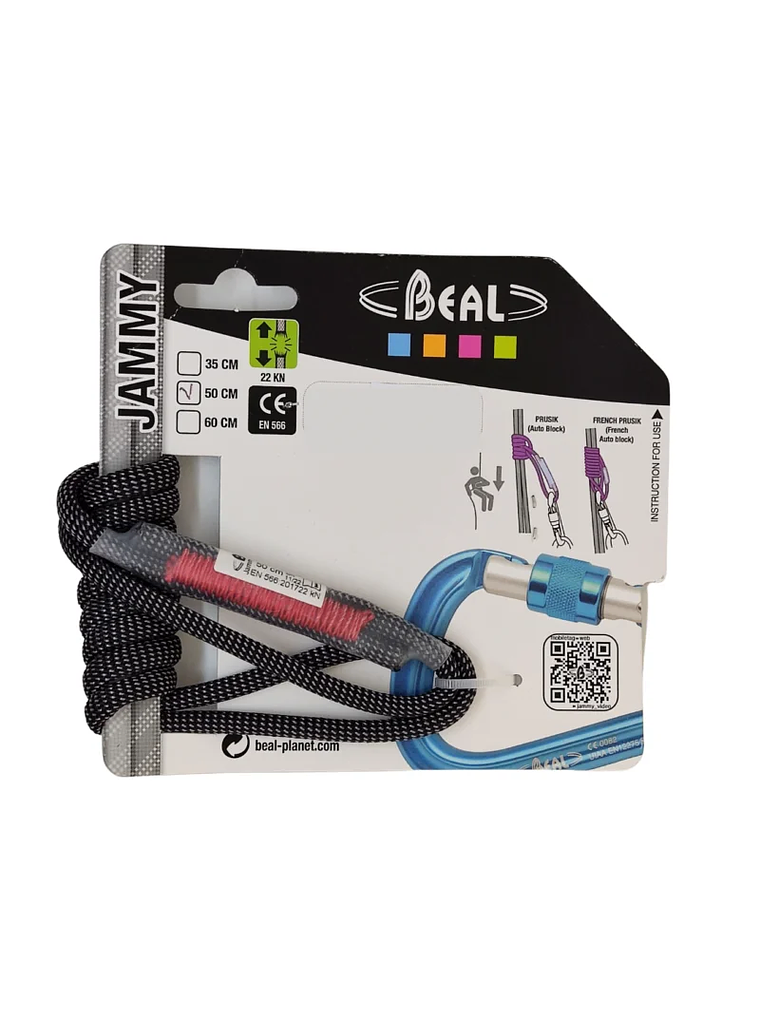 Anilla de Anclaje Cordino Jammy 5,5mm x 50 cms 22kN 1