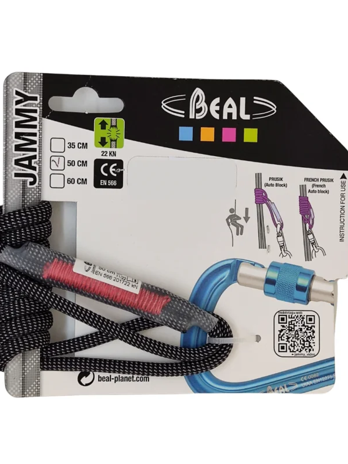 Anilla de Anclaje Cordino Jammy 5,5mm x 50 cms 22kN 1