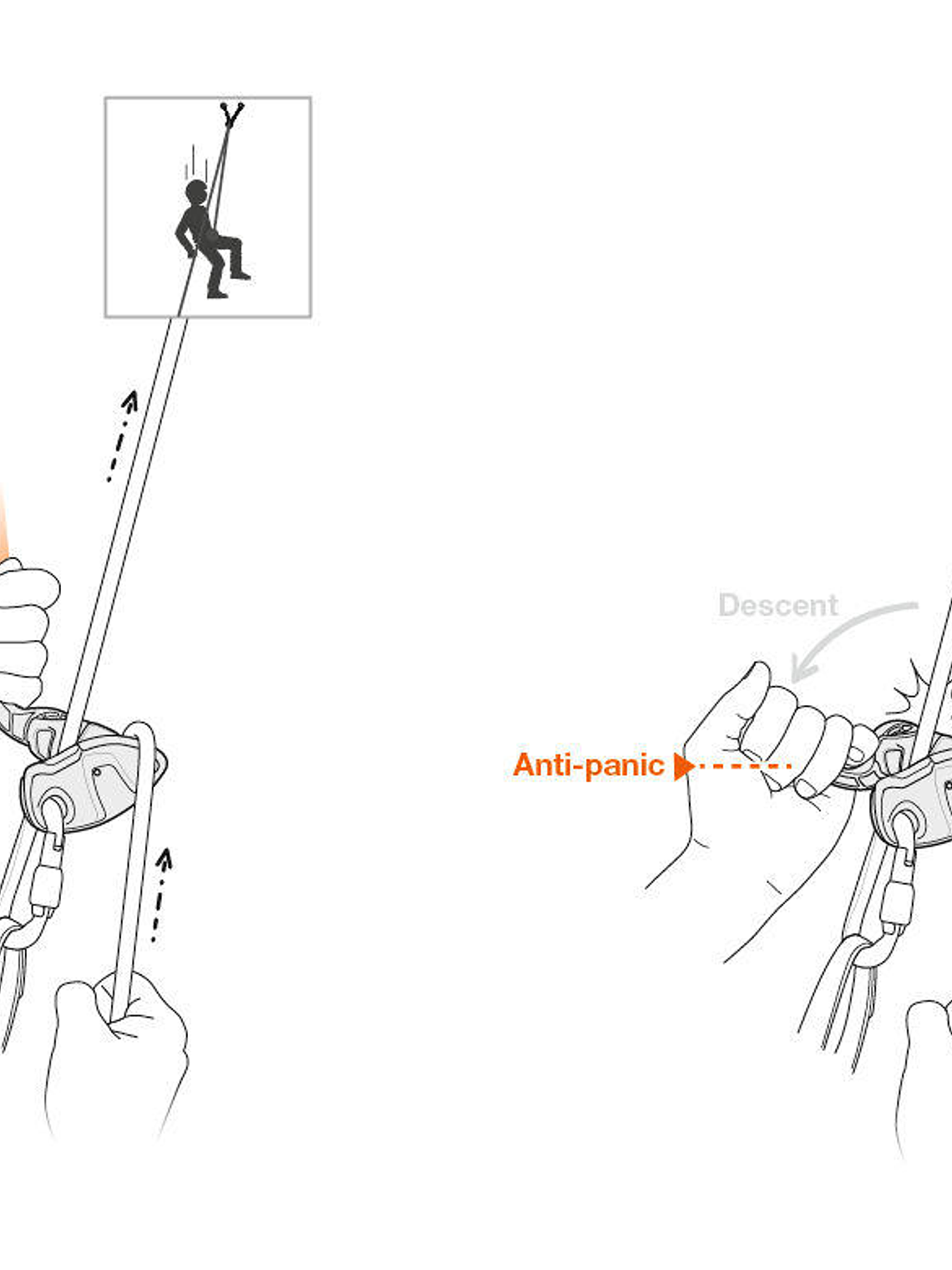 Asegurador con Frenado Asistido Petzl GRIGRI + 3