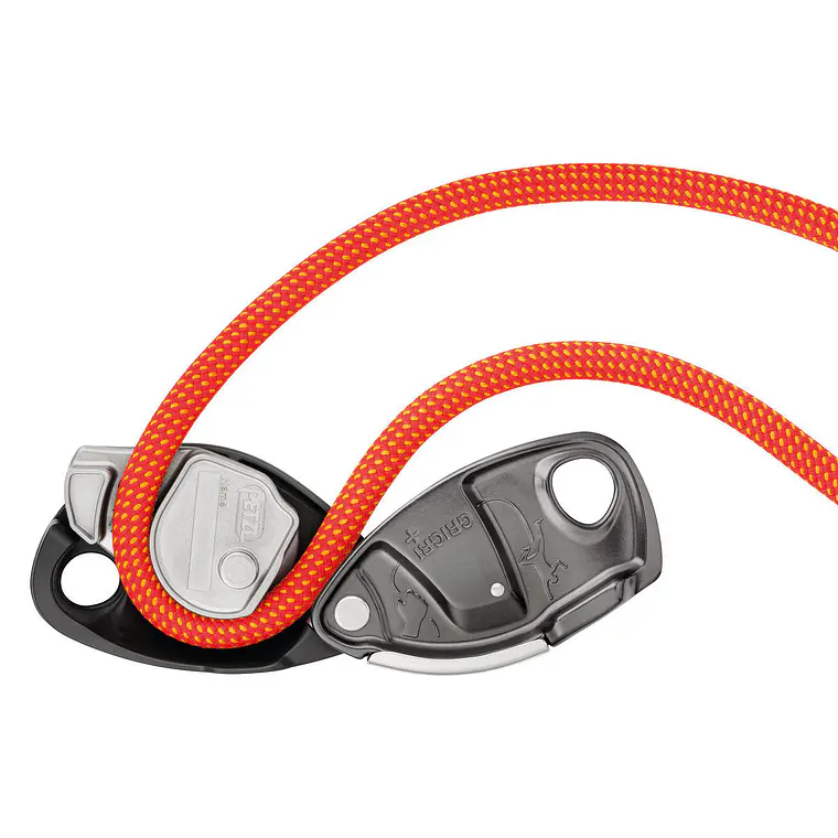 Asegurador con Frenado Asistido Petzl GRIGRI + 5