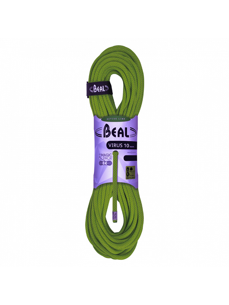 Cuerda Dinámica VIRUS 10 mm x 60 mt Solid Green Beal 1